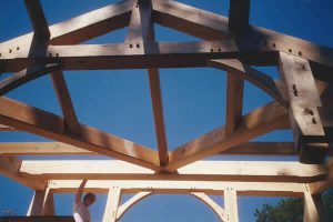 Construction begins with framing